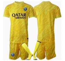 Paris Saint-Germain Bramkarskie Koszulka Trzecia dzieci 2024-25 Krótki Rękaw (+ krótkie spodenki)